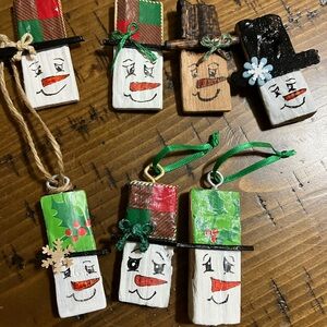 Snowman ornament or magnet (your choice)